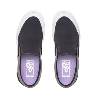 Vans Slip-On Pro - Kadın Kaykay Ayakkabısı (Gri)